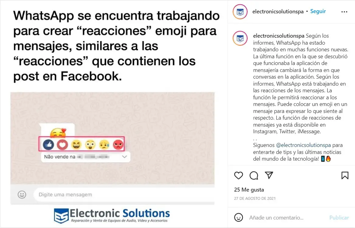 Así Será La Función De Reacciones Que Prepara Whatsapp Para Los Mensajes De Los Chats 5744